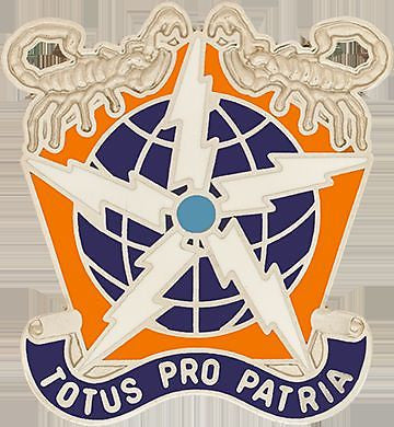 0505 Signal Brigade Unit Crest (TOTUS PRO PATRIA)