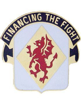 0374 Finance Bn Unit Crest (Financing The Fight)