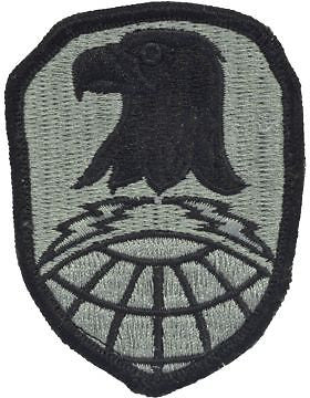 Army Space and Strategic Defense Command ACU Patch with Fastener (PV-SSDC)