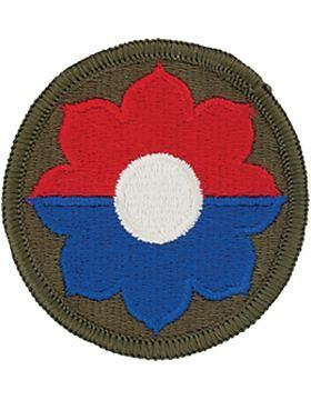 0009 Infantry Division Full Color Patch (P-0009A-F)