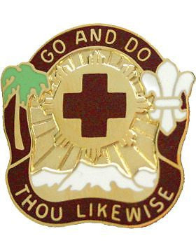 0328 Combat Support Hospital Unit Crest (Go And Do Thou Likewise)