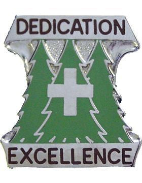 Dental Activity Fort Bragg Unit Crest (Dedication Excellence)