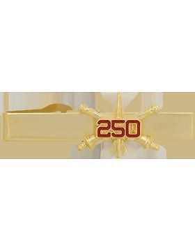 No-Shine (NS-TB-RO-ADA-250) 250th Air Defense Artillery BOS Officer Tie Bar