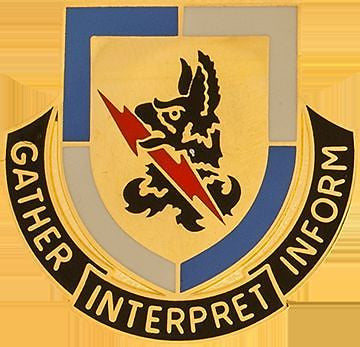 0134 Military Intelligence Bn Unit Crest (Gather Interpret Inform)