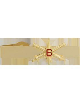 No-Shine (NS-TB-RO-ADA-006) 6th Air Defense Artillery BOS Officer Tie Bar
