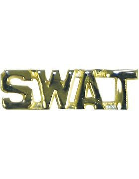Tie Tac (U-560G) SWAT Gold 3/8" No Periods