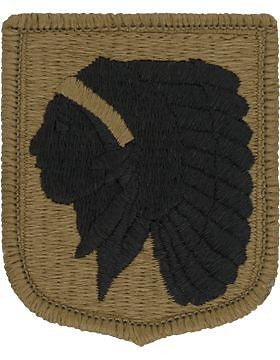 Oklahoma National Guard Headquarters Scorpion Patch with Fastener (PMV-NG-OK)