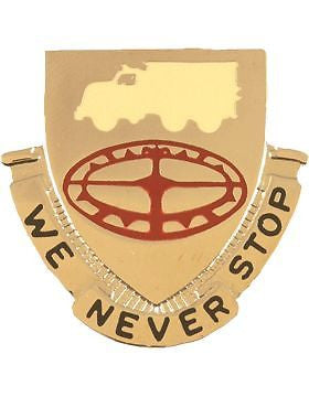 0049 Transportation Center Unit Crest (We Never Stop)