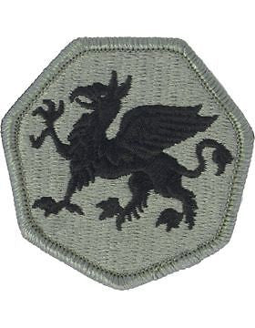 0108 Airborne Division ACU Patch with Fastener (PV-0108A)