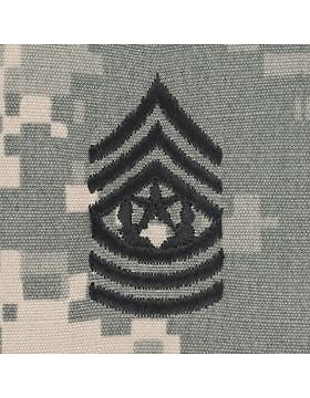 Cmd Sgt Major (E-9) ACU Sew-on Cap Rank