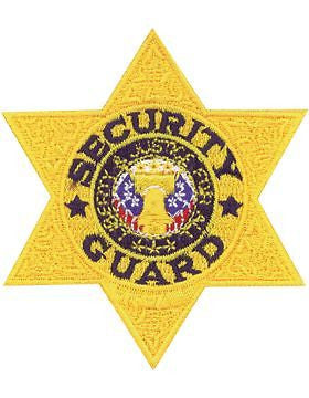 Novelty (U-N202G) Security Guard Six Point Star Gold (#112G)