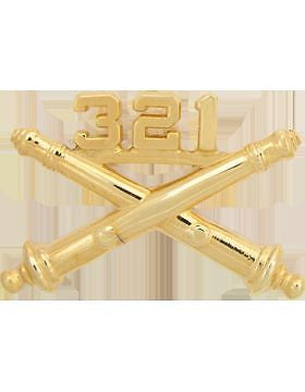 No-Shine (NS-RO-FA-321) 321st Field Artillery Officer Regimental BOS (Pair)