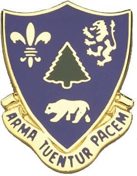 0362 Regiment Unit Crest (Arma Tuentur Pacem)