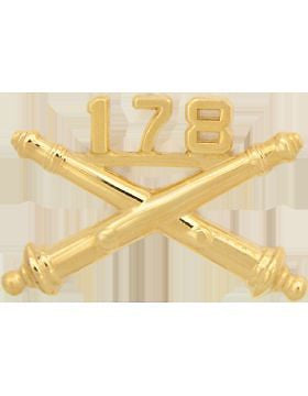 No-Shine (NS-RO-FA-178) 178th Field Artillery Officer Regimental BOS (Pair)