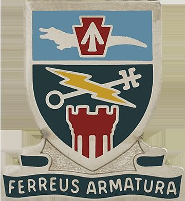 0002 Bde 28 Inf Spl Trp Bn Unit Crest (FERREUS ARMATURA)