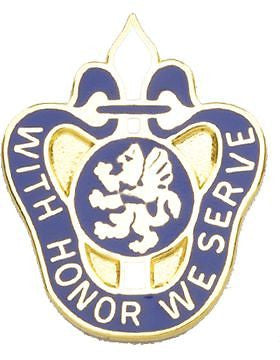 Michigan State HQ ARNG Unit Crest (With Honor We Serve)