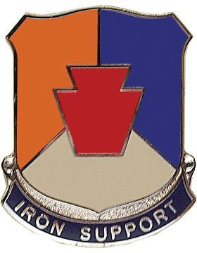 Special Troops Bn 028 Infantry Div Unit Crest (Iron Support)
