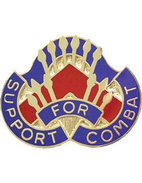0363 Support Group Unit Crest (Support For Combat)