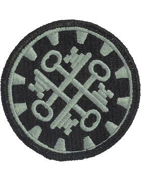 0177 Military Police Brigade ACU Patch with Fastener (PV-0177B)