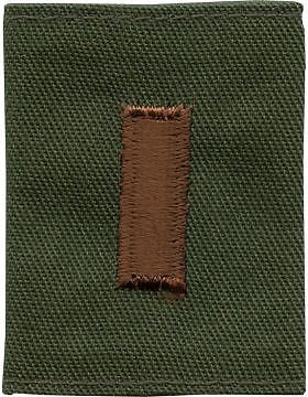 USAF Gortex Loop Rank (201) Second Lieutenant Subdued (AF-GL201)