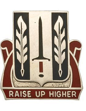0516 Personnel Services Bn Unit Crest (Raise Up Higher)
