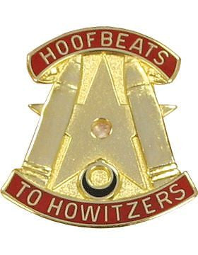 0209 Field Artillery Bde Unit Crest (Hoofbeats To Howitzers)