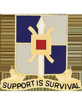 0429 Support Bn Unit Crest (Support Is Survival)