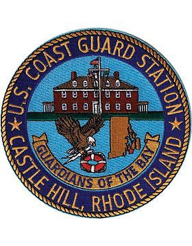 N-CG017 United States Coast Guard Station Castle Hill Rhode Island Patch