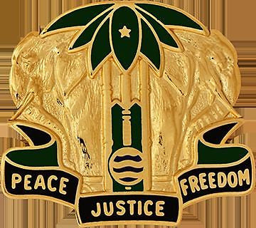 0142 Battlefield Surveillance Brigade Unit Crest (TRUTH THROUGH VIGILANCE)