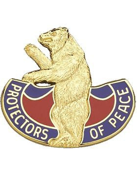 Missouri State HQ ARNG (Left) Unit Crest (Protectors Of Peace)