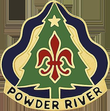 0091 Training Division Unit Crest (Powder River)