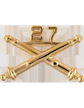 No-Shine (NS-RO-FA-027) 27th Field Artillery Officer Regimental BOS (Pair)