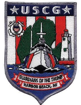 N-CG003 United States Coast Guard Station Habor Beach Michigan Patch