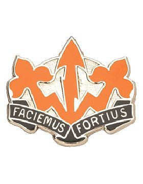 0509 Signal Bn Unit Crest (Faciemus Fortius)