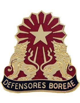 0087 Air Defense Artillery Group Unit Crest (Defensores Boreae)