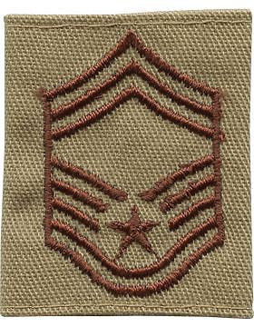 USAF Gortex Loop Rank (310) Chief Master Sergeant Desert 2 Colors