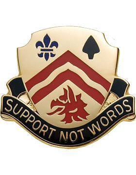 0342 Support Bn Unit Crest (Support Not Words)