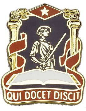 National Guard Pro Education Center Unit Crest (Qui Docet Discit)