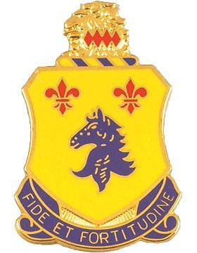 0102 Armor Unit Crest (Fide Et Fortitudine)