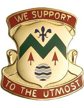 0528 Support Bn Unit Crest (We Support To The Utmost)