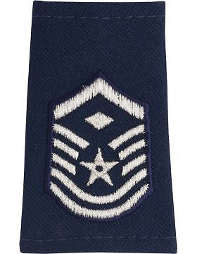 USAF Shoulder Marks (AF-M110/S) Master Sergeant with Diamond Small
