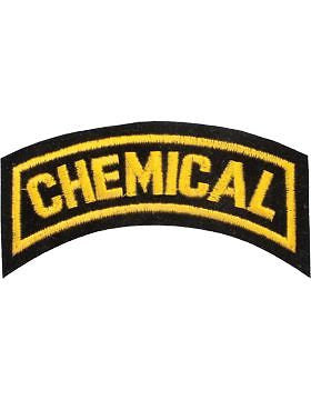 N-100 Chemical Tab Gold on Black 4"