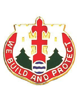 0046 Engineer Group Unit Crest (We Build And Protect)