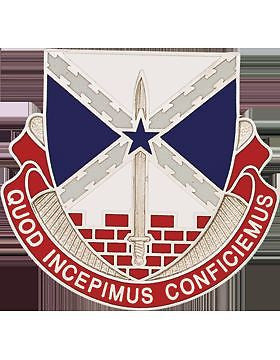 0176 Engineer Bde Unit Crest (Quod Incepimus Conficiemus)