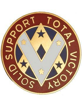 0640 Support Group Unit Crest (Solid Support Total Victory)