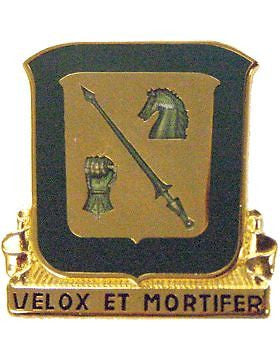 0018 Cavalry Unit Crest (Velox Mortifer)