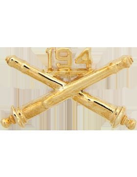 No-Shine (NS-RO-FA-194) 194th Field Artillery Officer Regimental BOS (Pair)