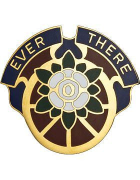 0184 Sustainment Command Unit Crest (Ever There) Former 184 Support Command