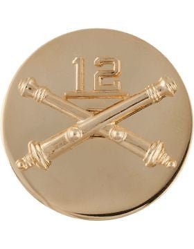 No-Shine (NS-RE-FA-012) 12th Field Artillery & U.S. Enlisted (Pair)