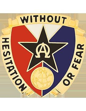 0135 Sustainment Cmd Unit Crest (Substaining Freedom)